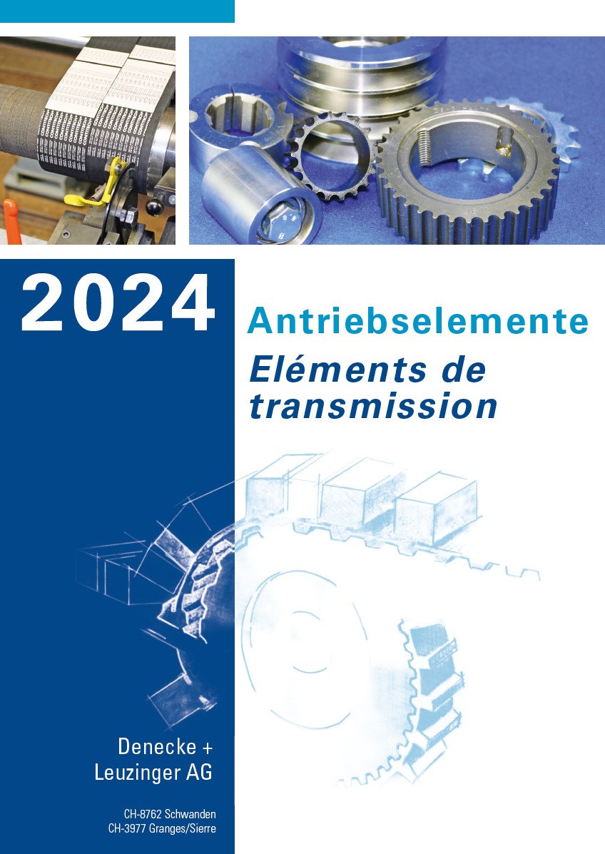 Hauptkatalog Antriebselemente, Elements de transmission Denecke + Leuzinger AG 