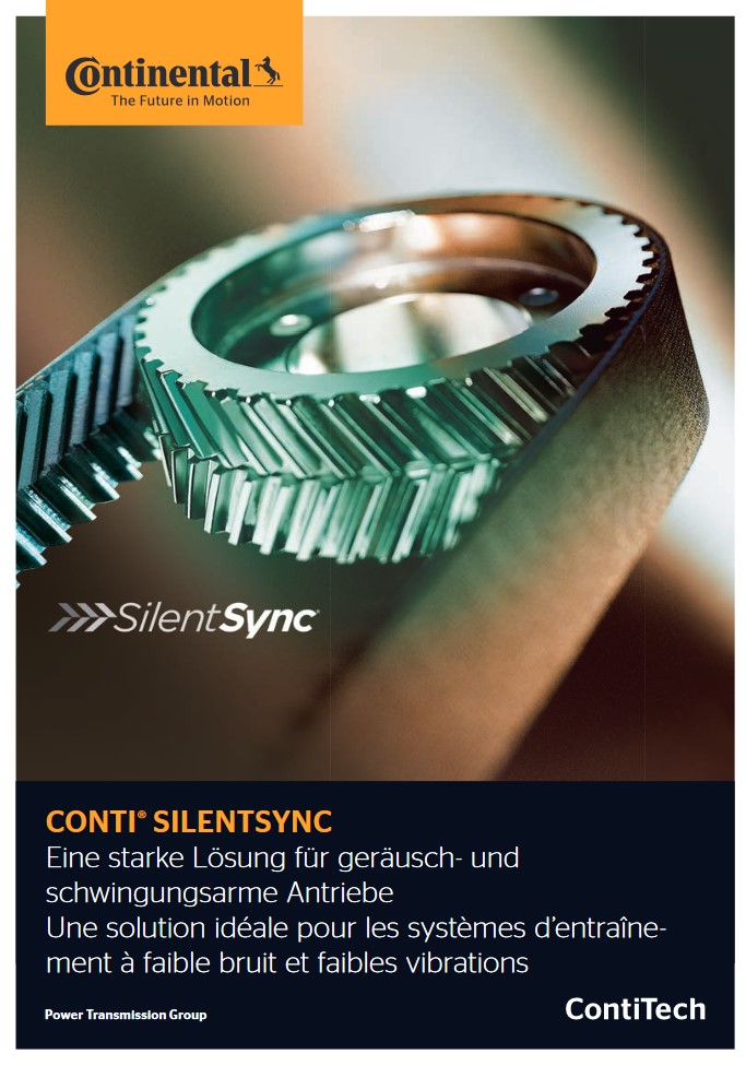 Katalog ContiTech Conti SilentSync Hochleistungs-Zahnriemen